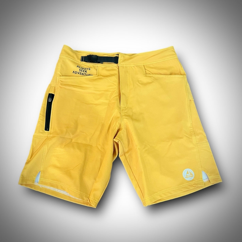 Praire Sailor KOM2 Bike Shorts Yellow Size Small
